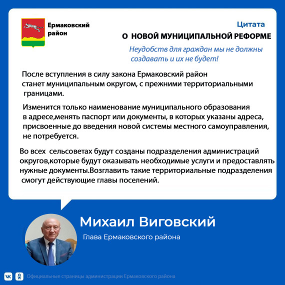Глава о новой муниципальной реформе. Глава о новой муниципальной реформе.